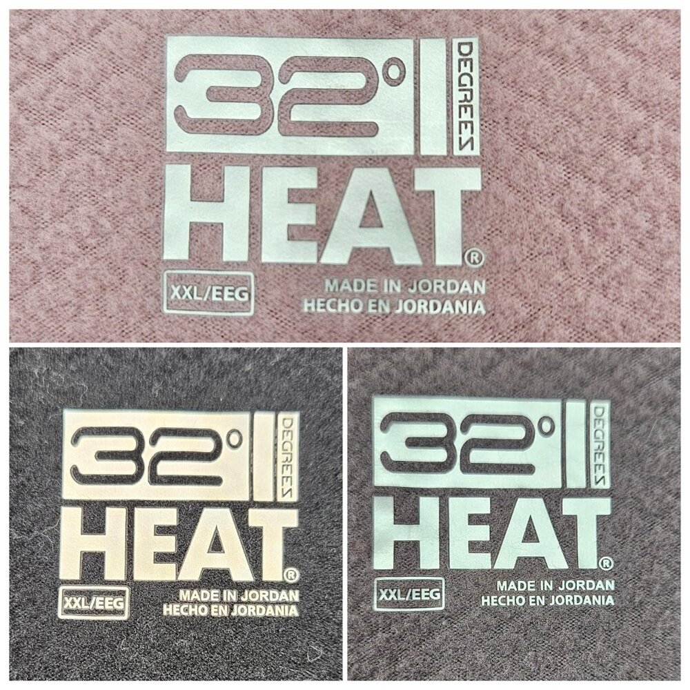 32 Degrees Heat Shirt Womens XXL Black Pink Thermal Long Sleeve Base Layer Lot 3 - Picture 9 of 9
